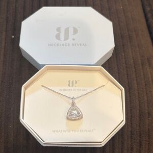 Moments of Mystery: Diamond CZ on Rhodium